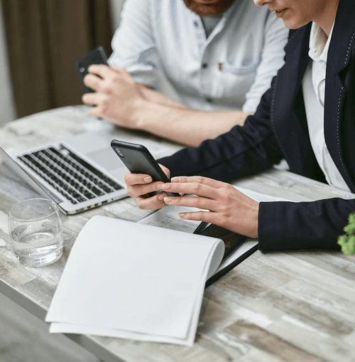 Adaptive Wealth Model support team illustration